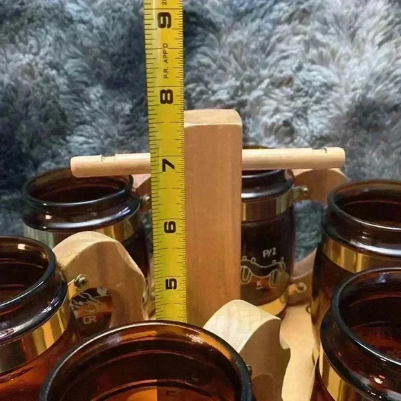 Vintage Siesta Ware Cowboy Barrel
Mugs & Wood  Serving Tray Set | - Picture 15 of 16